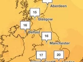 英国天气：20摄氏度的“印度之夏”将比葡萄牙更热，英国人将感到闷热